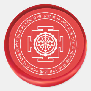 Spiritual Shree Yantra Sign Wax Seal