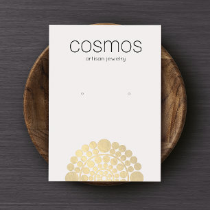 Spiritual Stars Earring Jewelry Display Holder Business Card