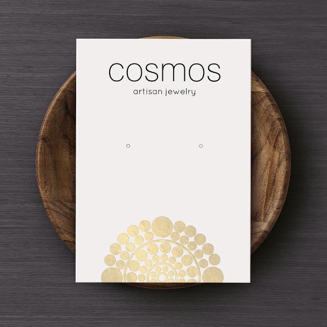 Spiritual Stars Earring Jewelry Display Holder Business Card (Creator Uploaded)