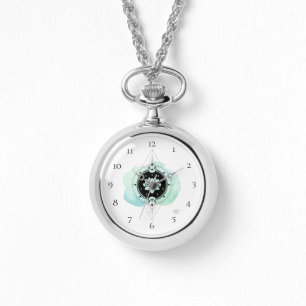 *~* Spiritual Stars Moon Lotus Sacred Geometry Watch