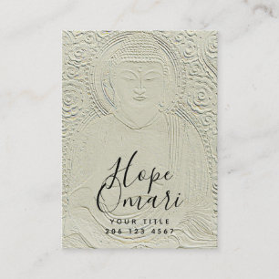 SPIRITUAL STILLNESS   MEDITATION PORTRAIT BUSINESS CARD