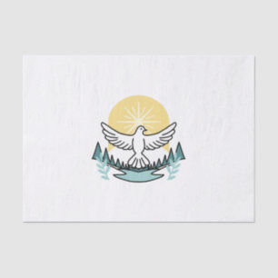 Spiritual Strength in God – Uplifting Christian Tissue Paper