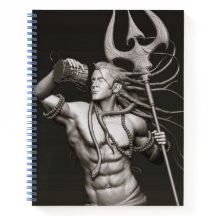 Spiritual Stylish Shiva Notebook