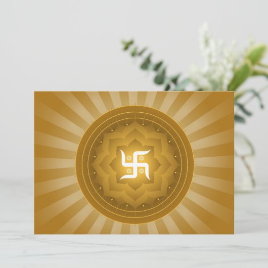 Spiritual Swastika Design (Standing Front)