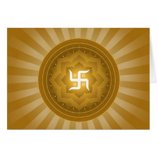Spiritual Swastika Design (Front Horizontal)