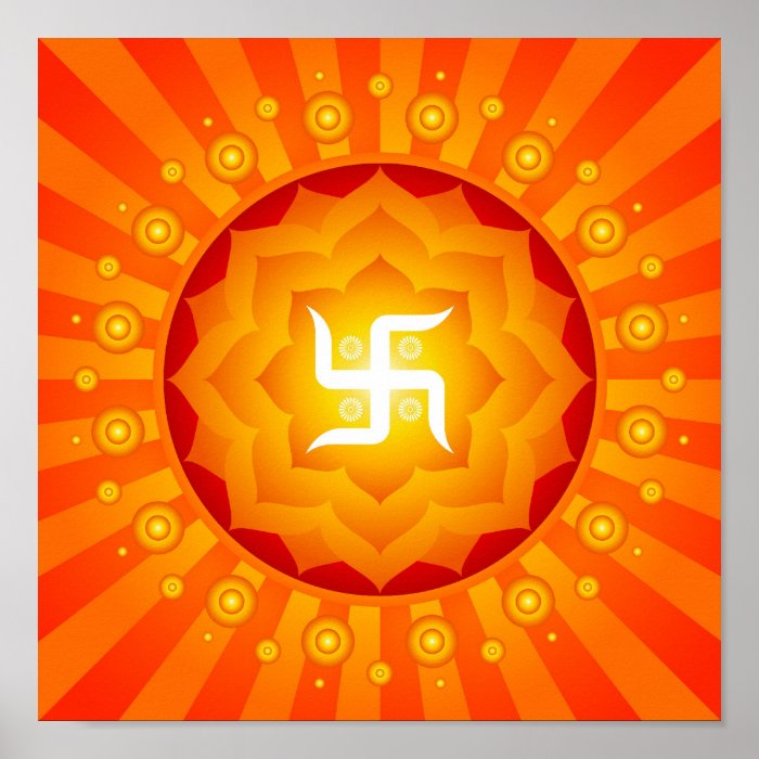 Spiritual Swastika Poster 
