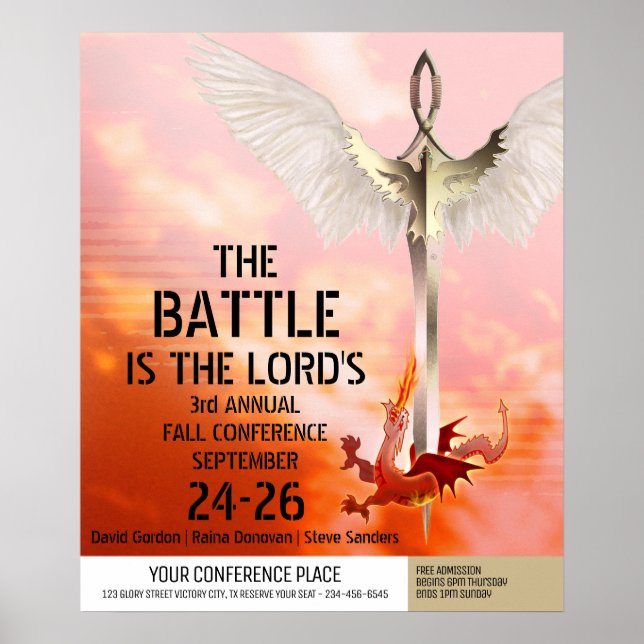 Spiritual Sword & Dragon Poster (Front)