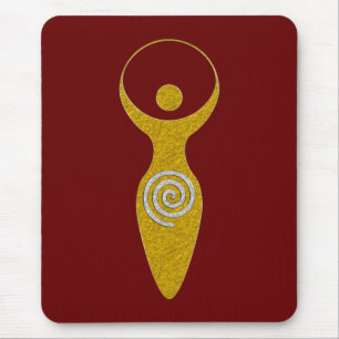 Spiritual Symbol - Goddess Of Earth Gaya 1 Flamele Mouse Pad