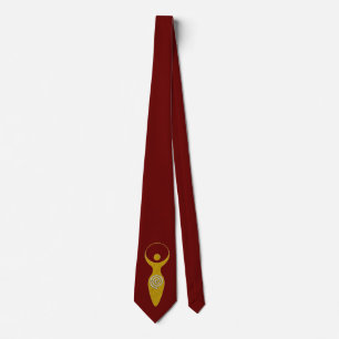 Spiritual Symbol - Goddess Of Earth Gaya 1 Neck Tie