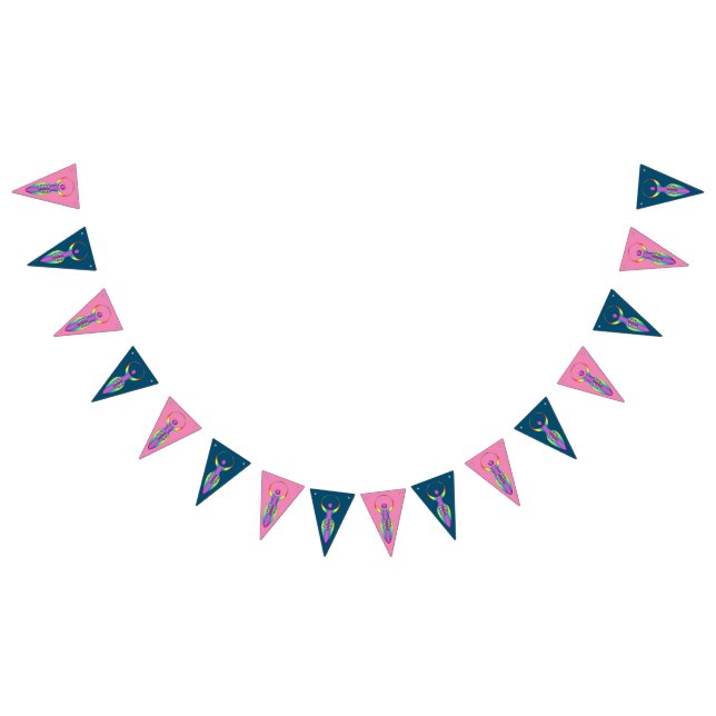 Spiritual Symbol - Goddess Of Earth Gaya 3 Bunting Flags (All)