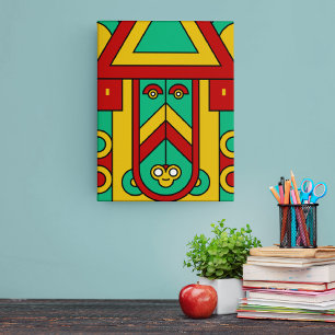 Spiritual Tiki Canvas Print