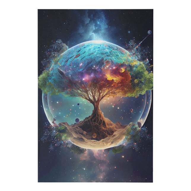 Spiritual Tree of Life Faux Canvas Print (Front)