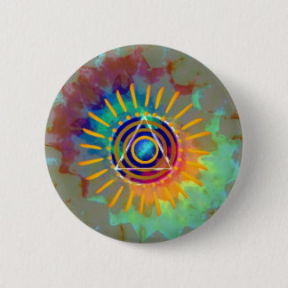 Spiritual Tyedye Pinback Button