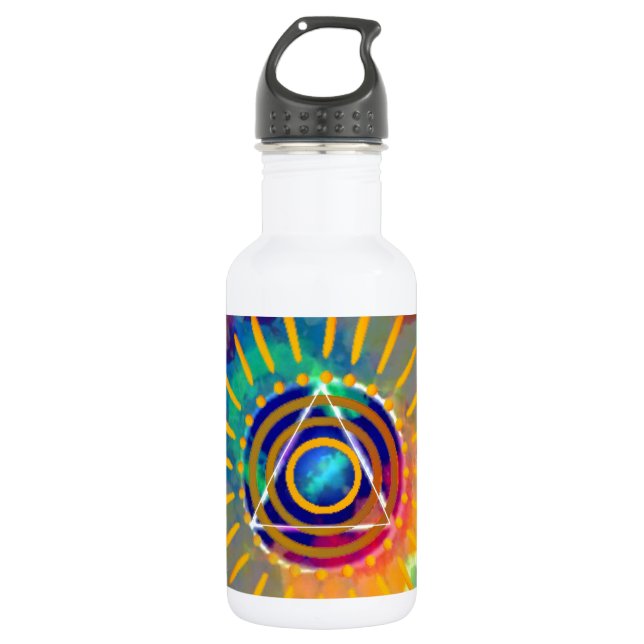 Spiritual Tyedye Water Bottle (Front)