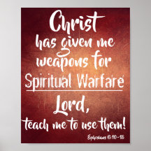 Spiritual Warfare Poster