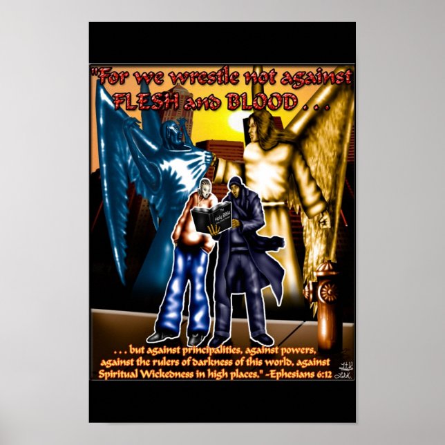 Spiritual Warfare Poster (Front)