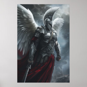 Spiritual Warrior - Spartan Armor of God Poster"   Poster