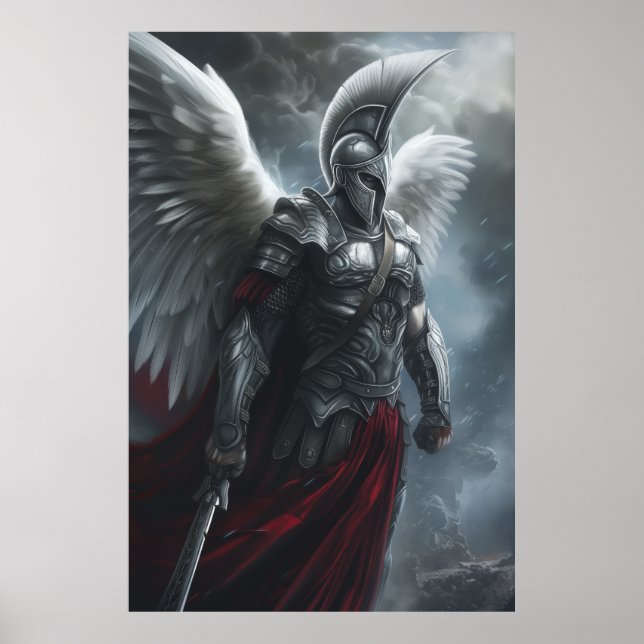 Spiritual Warrior - Spartan Armor of God Poster"   Poster (Front)