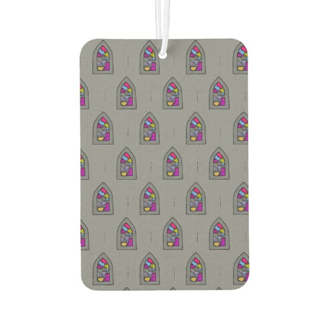 Spiritual Window    Air Freshener (Back)