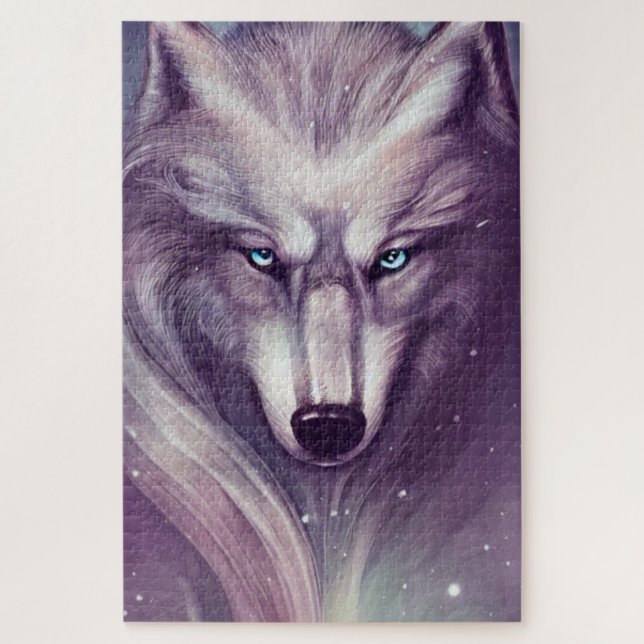 Spiritual Wolf Jigsaw Puzzle (Vertical)