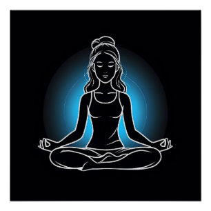 Spiritual Yoga Chic: Tranquility in Motion Poster