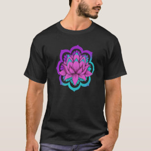 Spiritual Yoga Mandala Yogi Sacred Geometry Colorf T-Shirt