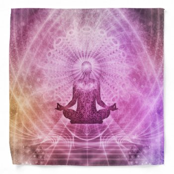 Spiritual Yoga Meditation Zen Colorful Bandana by accessoriesstore at Zazzle