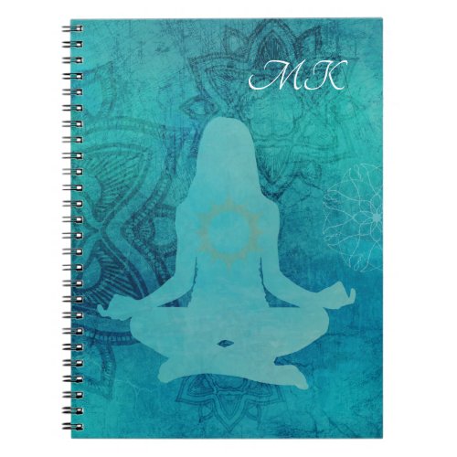 Spiritual Zen Yoga Lotus Meditation Writers Notebook
