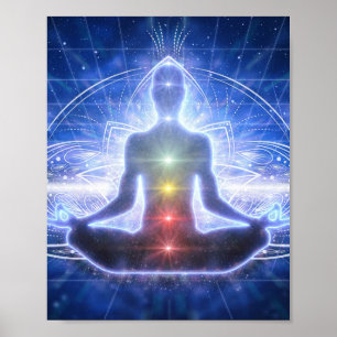 Spiritualism Awakening Medita Poster Paper (Matte)