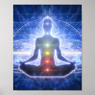 Spiritualism Awakening Medita Poster Paper (Matte)