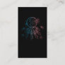 Spirituality Dreamcatcher Colorful Feathers Moon Business Card