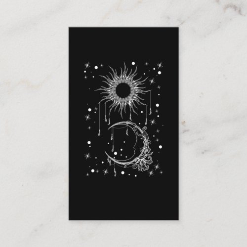 Spirituality Nature Astronomy Sun Moon Business Card