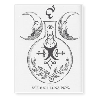 Spiritus Luna Nox Temporary Tattoos