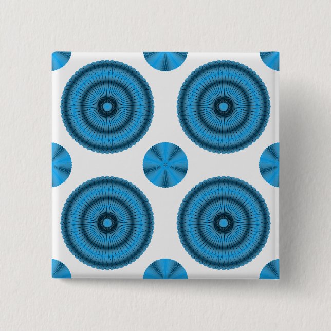 Spiro Flowers Pick any Background Color Button (Front)