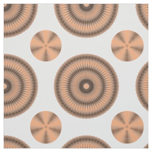 Spiro Flowers Pick any Background Color Fabric