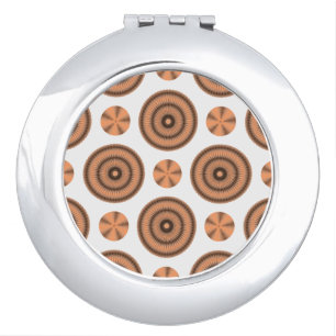 Spiro Flowers Pick any Background Color Vanity Mirror