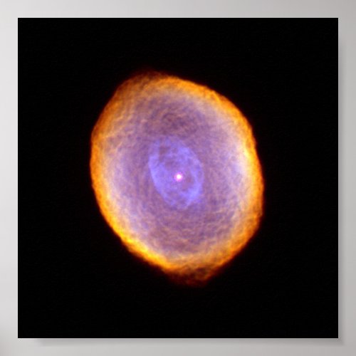 Spirograph Nebula Space Poster