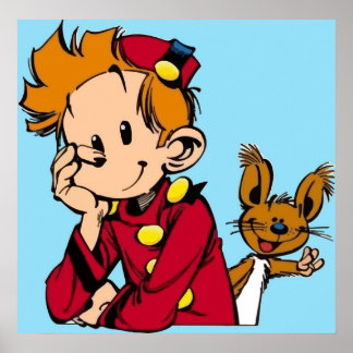 Spirou and Spip Poster