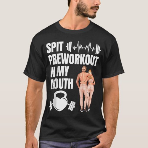 Spit Preworkout In My Mouth Raglan Baseball 1 T_Shirt