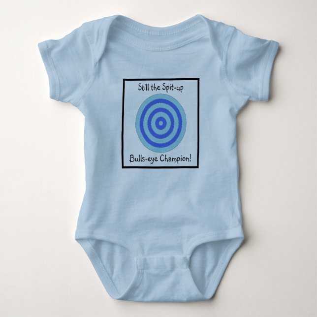 Spit-up Bulls-eye Champion Baby Bodysuit (Front)