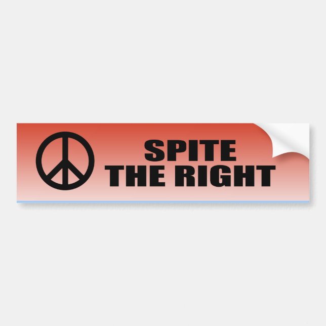 Spite the right bumper sticker (Front)