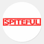 Spiteful Stamp Classic Round Sticker