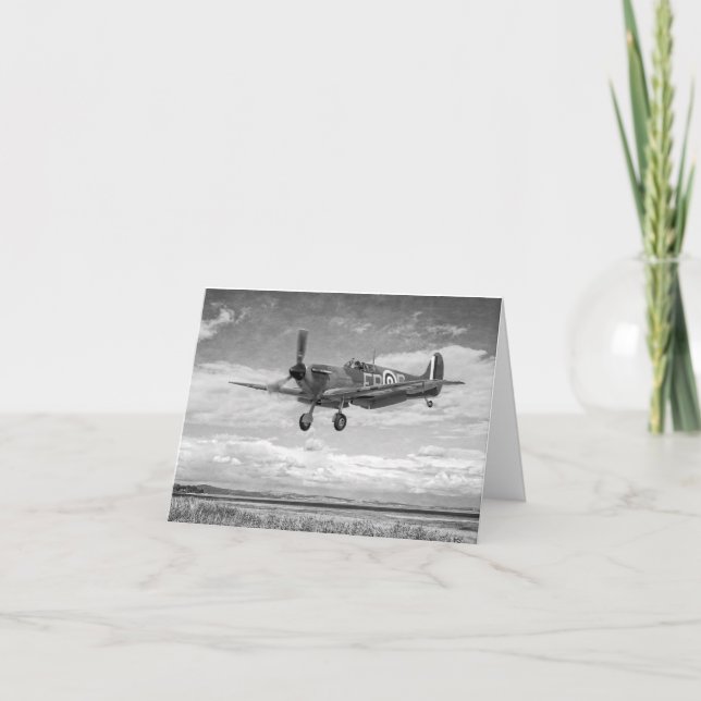 Spitfire 1A Eric Lock Card (Front)