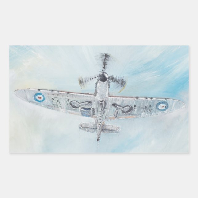 SPITFIRE. 'Ace Of Spades'. 2014. Rectangular Sticker (Front)