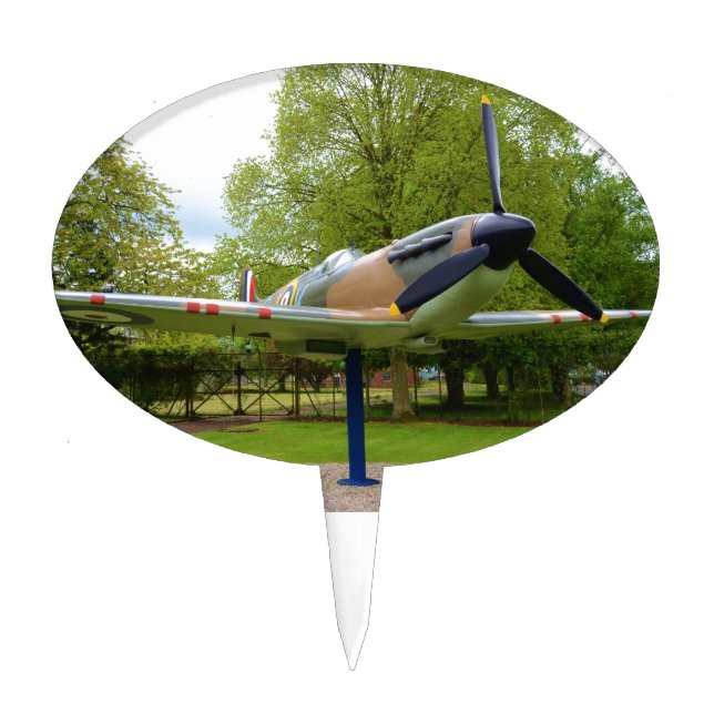 Spitfire Cake Topper (Front)