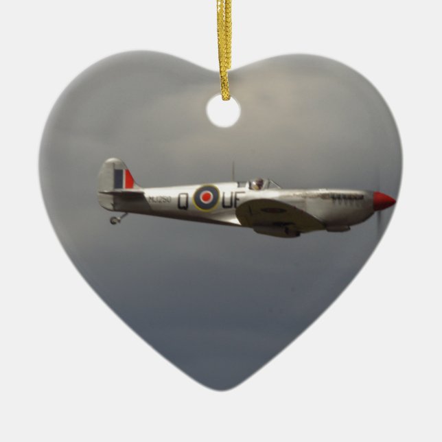 Spitfire Ceramic Ornament (Front)