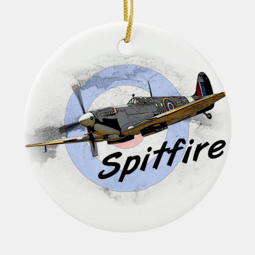 Spitfire Ceramic Ornament