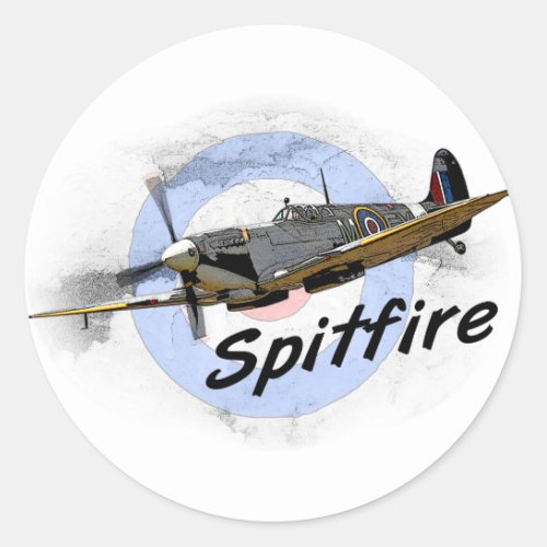 Spitfire Classic Round Sticker