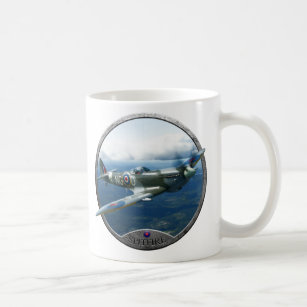 Travel Mug MG00009632 400ml /'Spitfire Aircraft/' Reusable Coffee