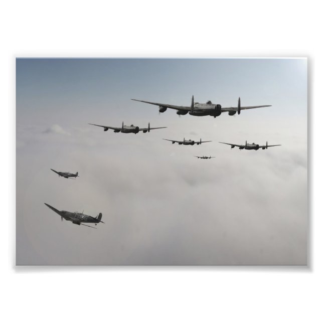 Spitfire Escort Photo Print (Front)